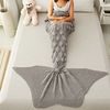 Kuscheldecke Mermaid Tail grey