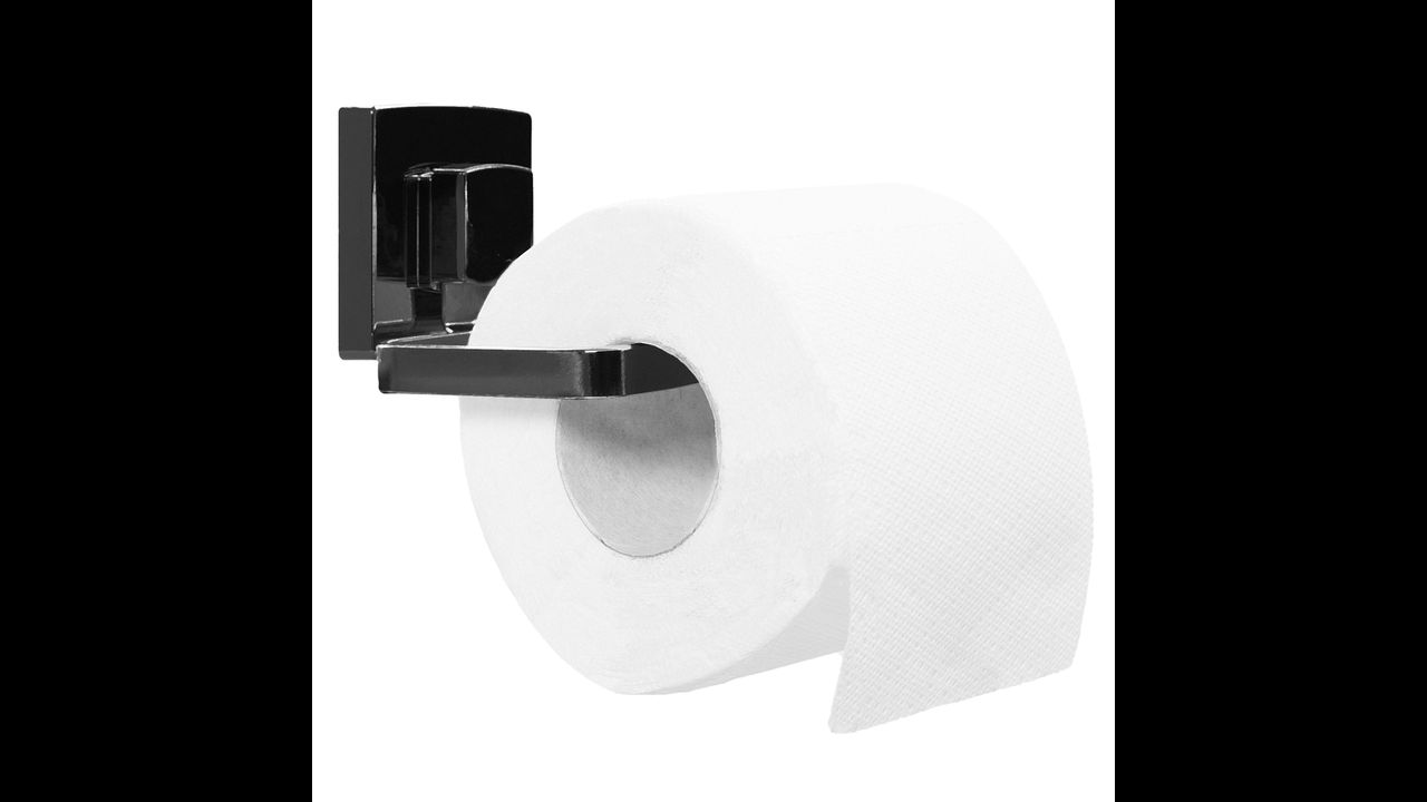 Toilettenpapierhalter ohne Bohren black 381698