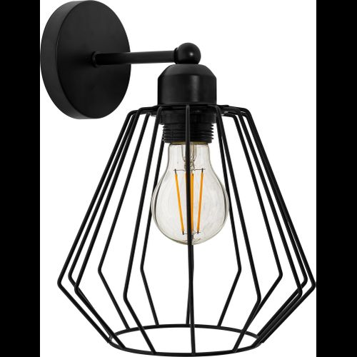 Wandlampe Metall Loft Black 392226